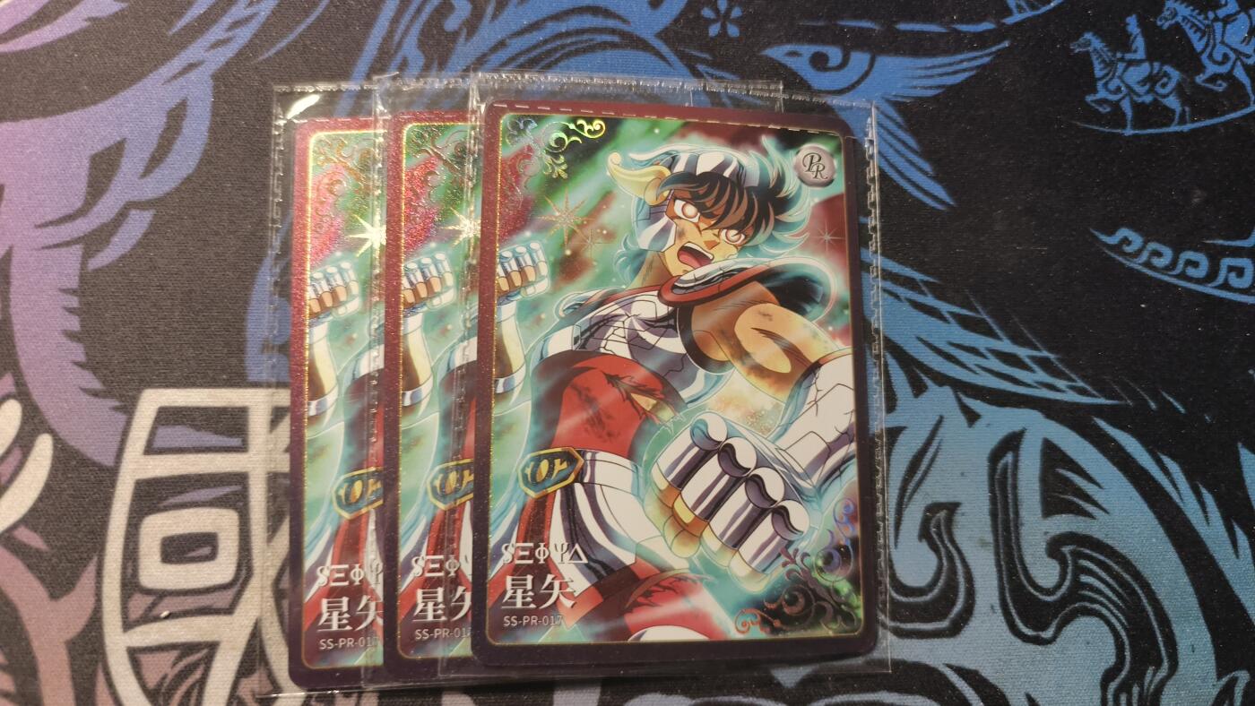 霸总卡牌第四期 卡游圣斗士PR×3