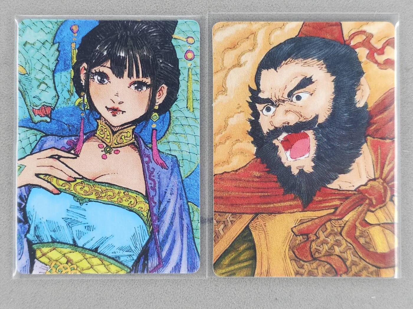 龙虎卡牌-八一场（满200元包邮，无佣金，每周六结拍，欢迎送拍） 普卡2张 小花瓣 祖师爷特卡 - 青蛇&张飞