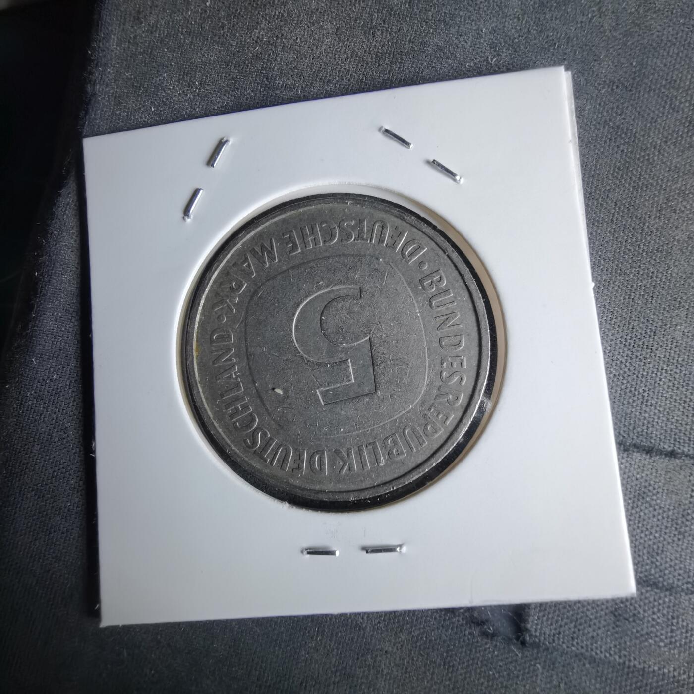 沼泽如烟--第1043场 德国1975年5马克