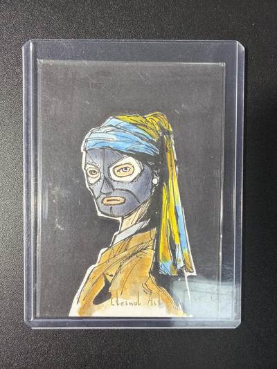 NO.29 好又多金牌大场，每周一站式配齐，方便凑单！（卖家送拍0抽成！周6晚9点截拍！） - 【1/1手绘卡】蒙面的珍珠耳环少女