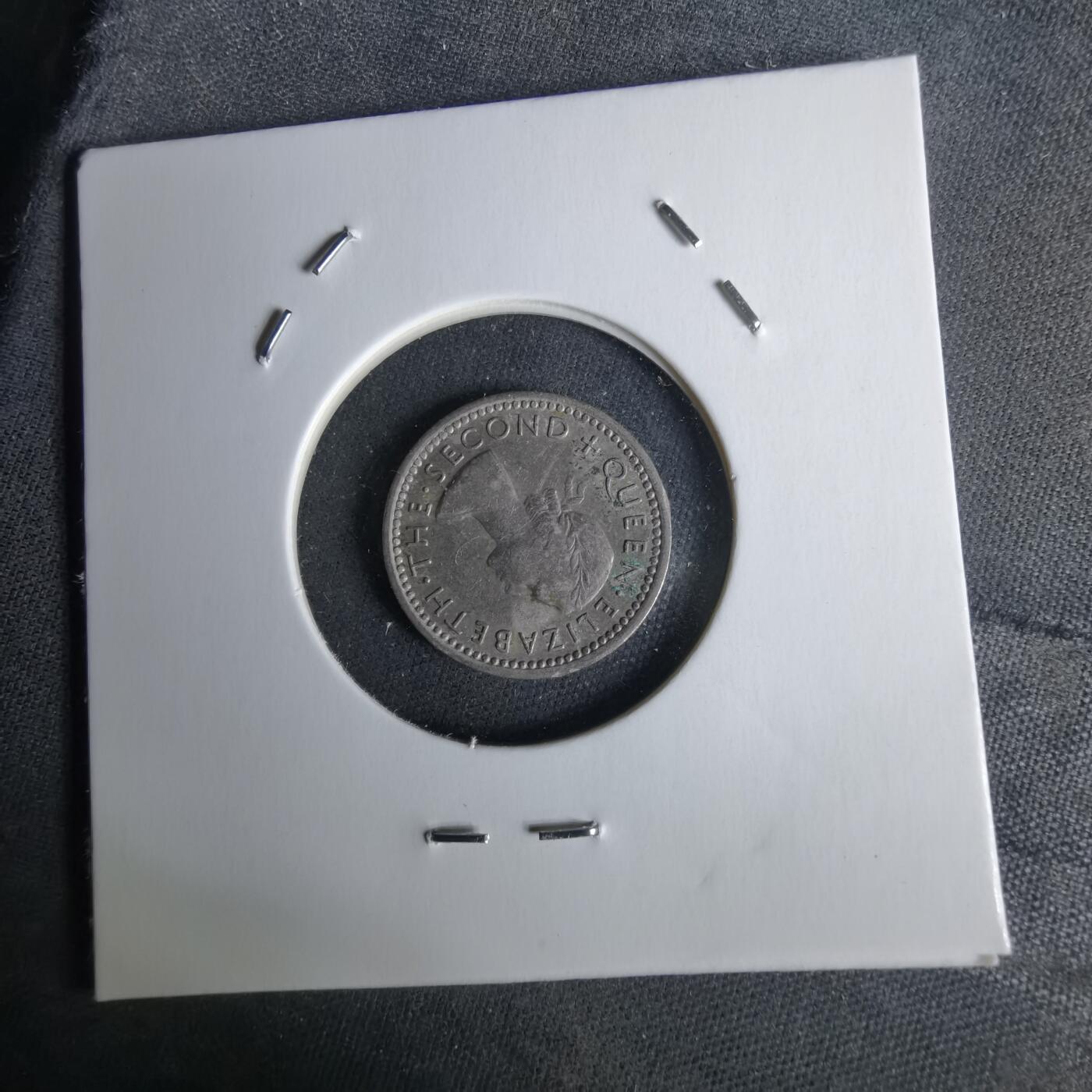 沼泽如烟--第1043场 新西兰1953年3便士伊二首年