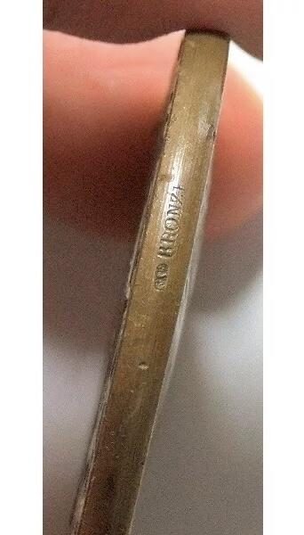 法国1899年 小飞侠女神头像高浮雕大铜章 单面镀金 50MM