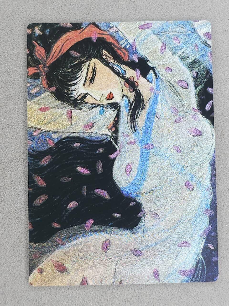 龙虎卡牌-八一场（满200元包邮，无佣金，每周六结拍，欢迎送拍） 粗闪卡 昆仑万象 权迎东手绘复刻第二弹 -  黛玉三娘