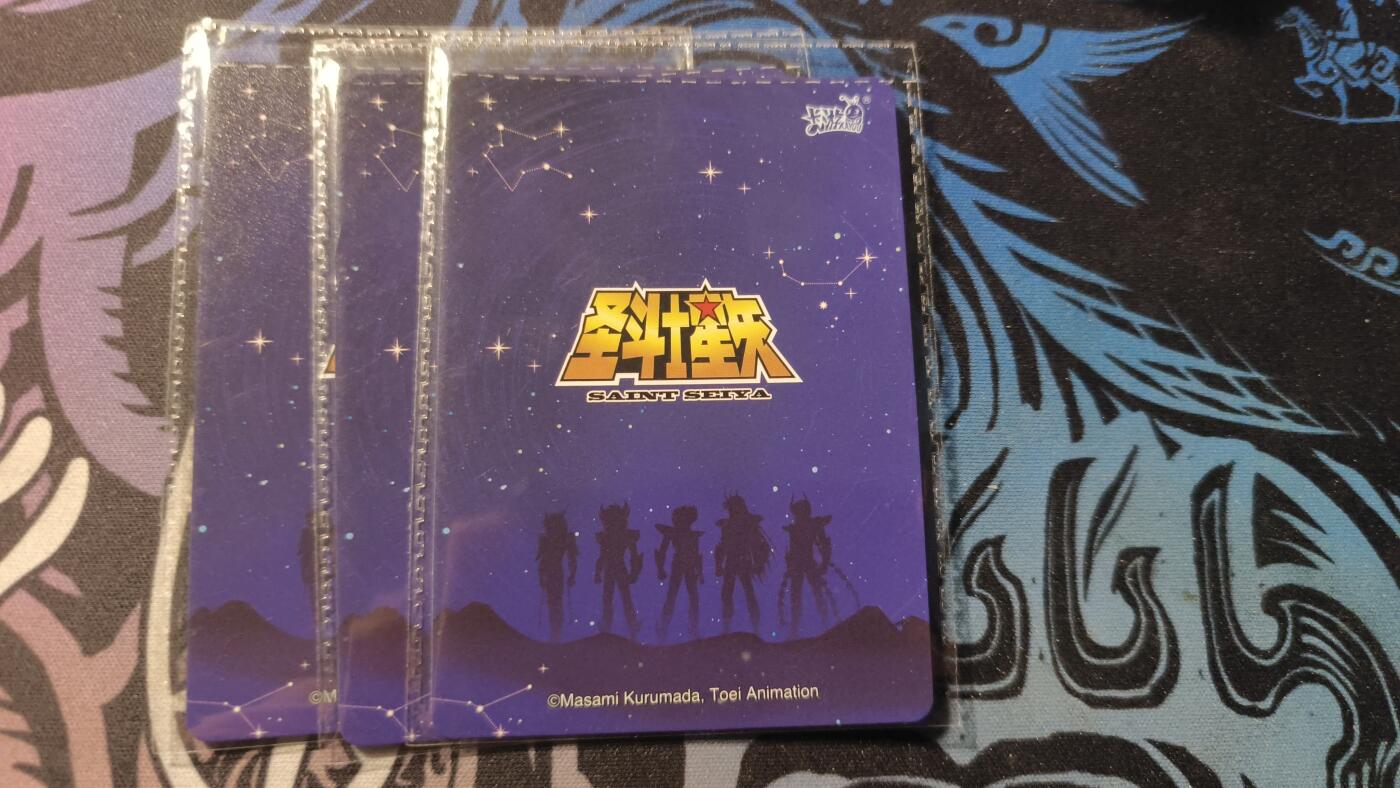 霸总卡牌第四期 卡游圣斗士PR×3