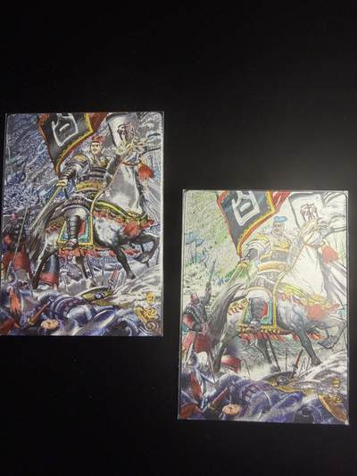 奇点卡牌限时专场 无佣金  所有卡牌独家赞助 部分卡牌支持多宫 流拍商品会循环上架 禁止小号扛价 拒绝套路 部分卡牌设有底价 大家放心拍！祝各位卡牌大佬名流身体健康！ - 奇点卡牌 双城 白起 原色➕异色