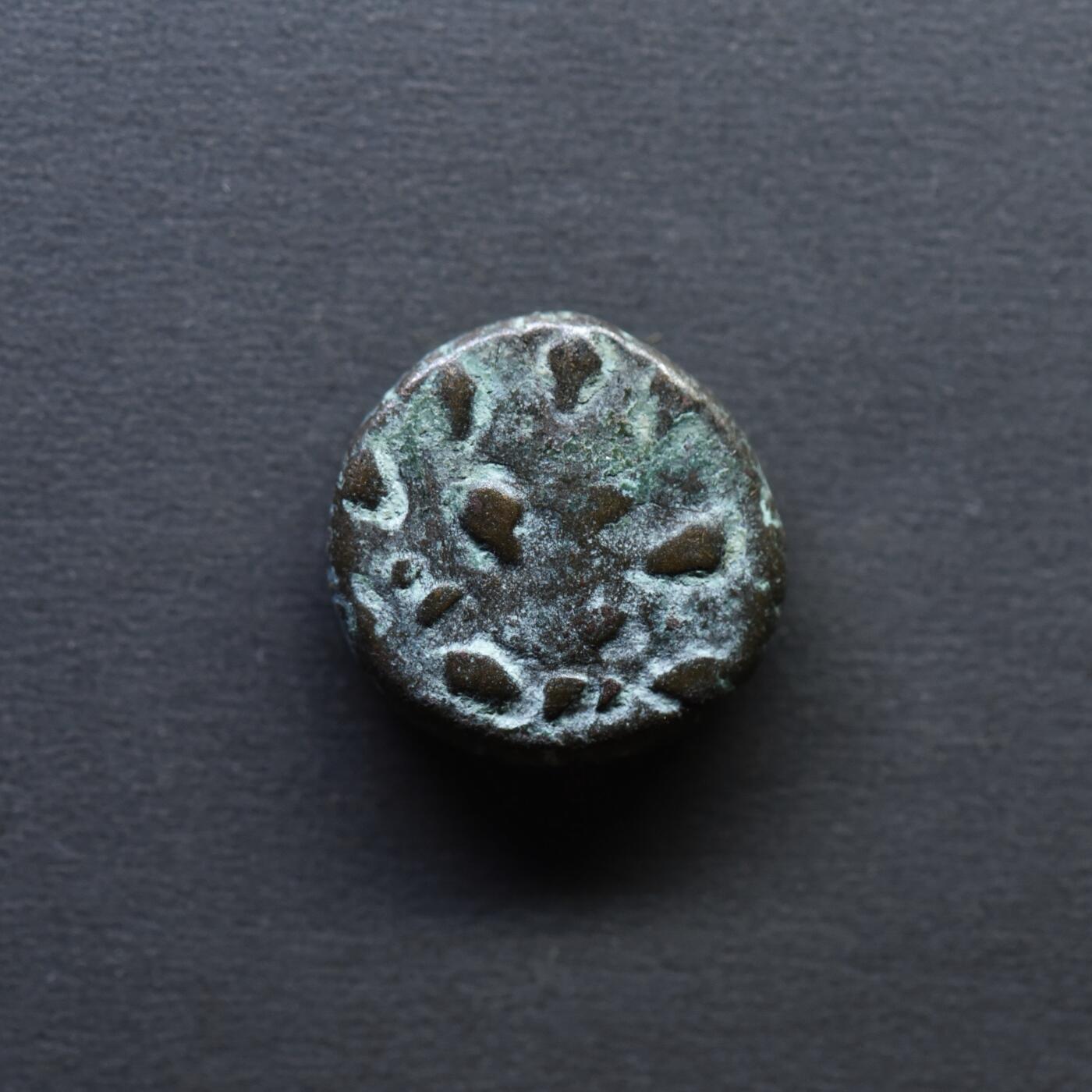 【良泉】4月16日【西方古代打制币】拍卖108件 公元1世纪【埃兰】奥罗德斯一世（卡姆纳斯基尔）铜币，3.46克