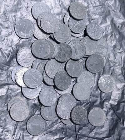 北京马甸外国币专卖第149期，外国币专场，陆续上拍，欢迎关注 - 德国帝国铅锌1芬尼（带万字）60枚