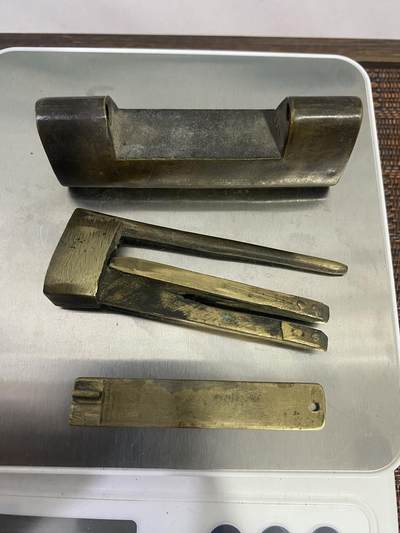 江南杂件场 - 铜锁带钥匙，可以打开