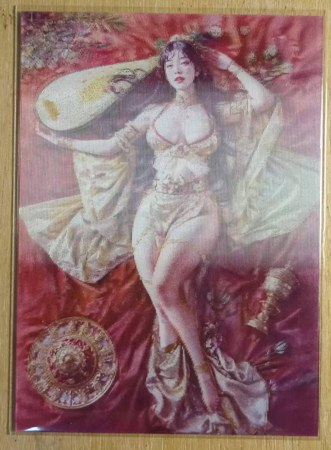 龙虎卡牌-八一场（满200元包邮，无佣金，每周六结拍，欢迎送拍） 光栅裸眼4D立体卡 卡友自制 好似躺在你眼前