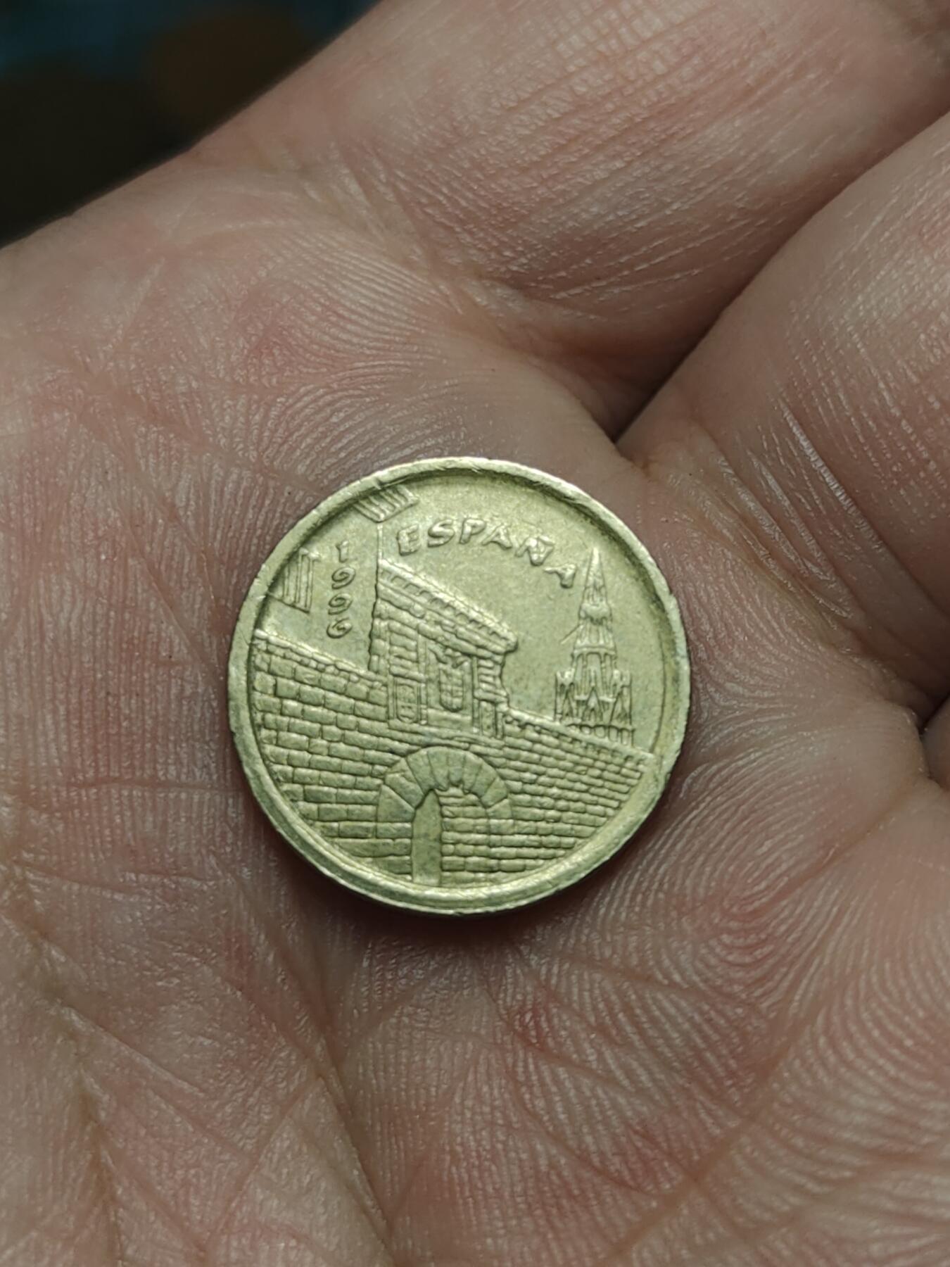 2026年第四十场(总第二百零九场）外国好品散币场(免佣金) 西班牙🇪🇸1996年5比塞塔(拉里奥哈自治区纪念币，盛产世界顶级葡萄酒)