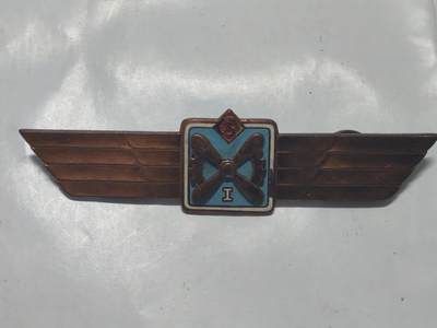 韵星假日军品类拍卖第51期  -- Rimey Holidays Militaria Auction 51 - 民主德国一级空军工程兵证章 珐琅完好 早期版本 很少见