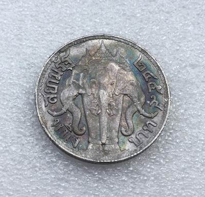世界钱币专场拍卖 每周二开拍 - 泰国大象拉玛六世1泰铢银币