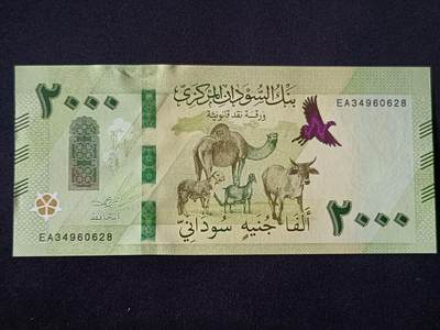 【游宝拍卖】丙午马年第19期 - 苏丹-2000镑【2025年 全新UNC】