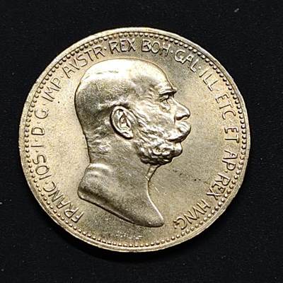 【全场包邮】纯粹捡漏拍518场 - 奥地利奥匈帝国1908年1科罗娜弗朗兹·约瑟夫一世统治60周年纪念银币【23毫米5克83.5%】