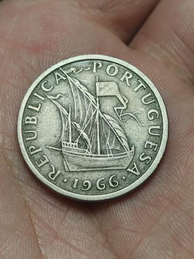 2026年第四十场(总第二百零九场）外国好品散币场(免佣金) - 葡萄牙🇵🇹1966年5埃斯库多(共和国第五套早期年份)