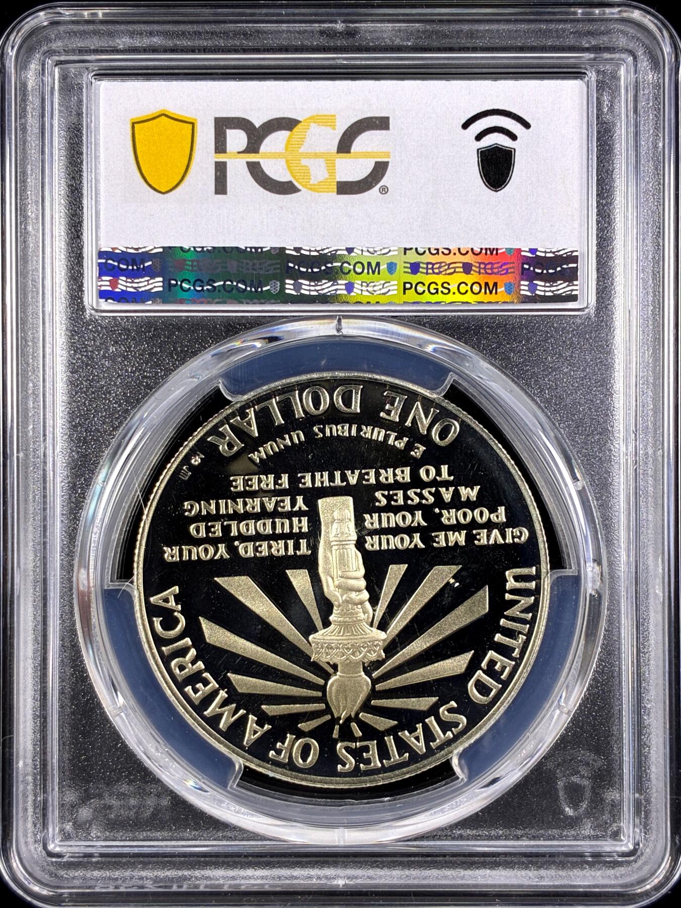 【雨安】【直播拍卖】【第0131期-评级币章】2026-04-04 周六 19:30 (金价1060, 银价18.08)  [评级现代] USA 美国 纪念币 1美元 1986年 自由女神 PCGS-PR67DCAM 精制币