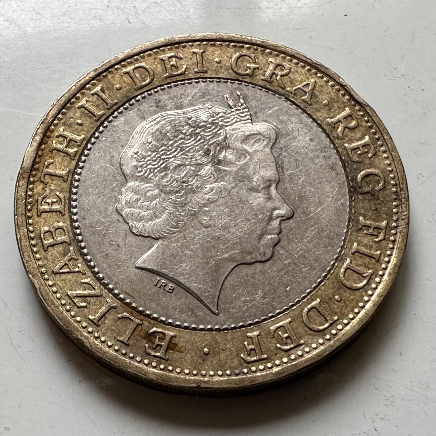 🌹外币初藏🌹🐯2026年第37场   每周二四六晚8️⃣点 接代拍 英国2004年两英镑纪念币