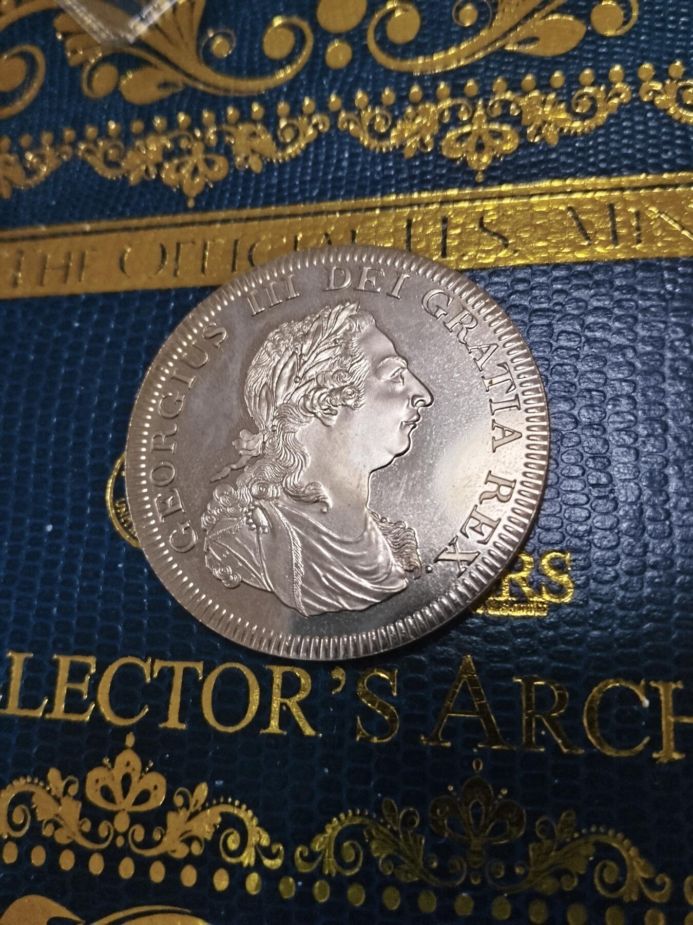 长老汇马年精选第十五场拍卖 1808爱尔兰乔治三世白镴皇冠复刻，1000枚