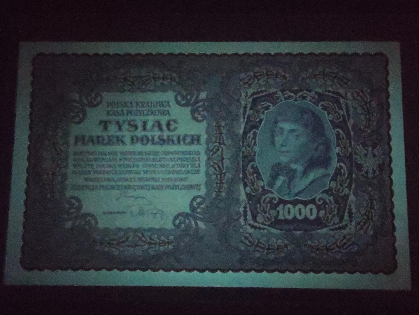 2026四月第一期，总222期 波兰1919版1000马克UNC 大票幅 国父东布罗夫斯基 初版单字轨/单字轨版
