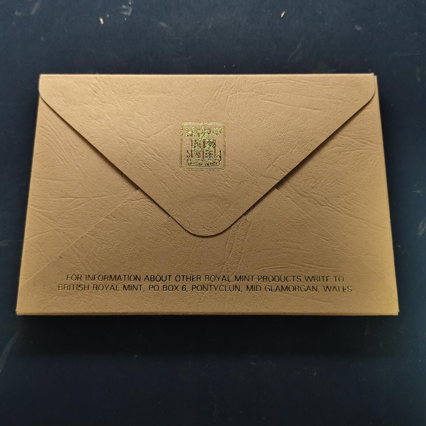 【全场包邮】纯粹捡漏拍519场 赞比亚1978年官方发行皇家厂经典信封装精制套币-PS5