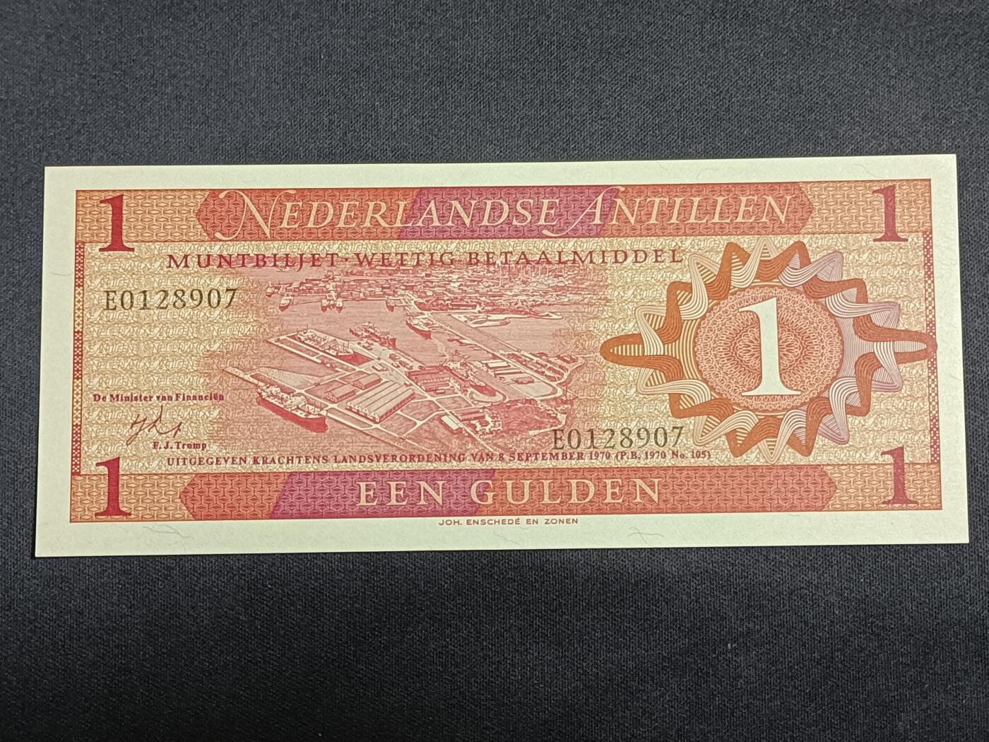 【游宝拍卖】丙午马年第19期 荷属安的列斯-1盾【1970年 全新UNC】