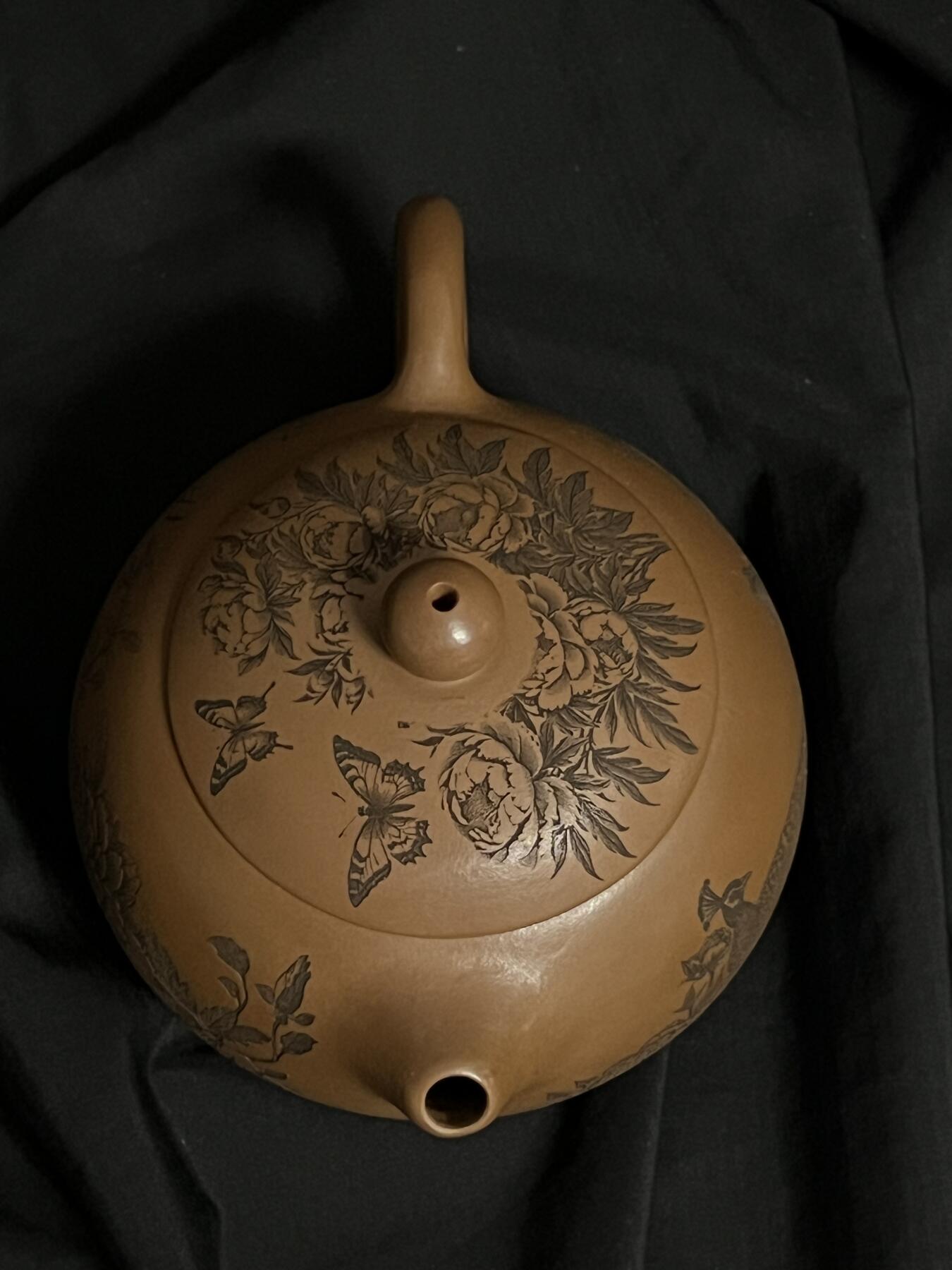 零元拍：原矿紫砂梨皮朱泥西施+主人杯（250CC左右）