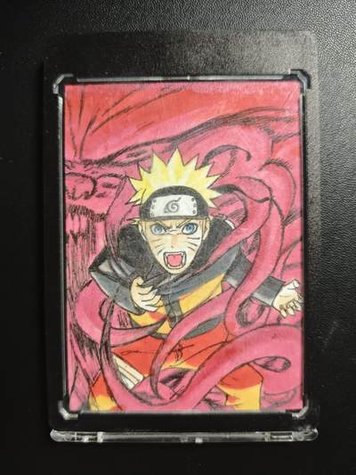 天玑星卡拍第184期《4.6周一截拍》持续收拍收评中 满赠卡需备注 - 【手绘卡】奇一工作室 茜茜 火影忍者 漩涡鸣人 手绘卡