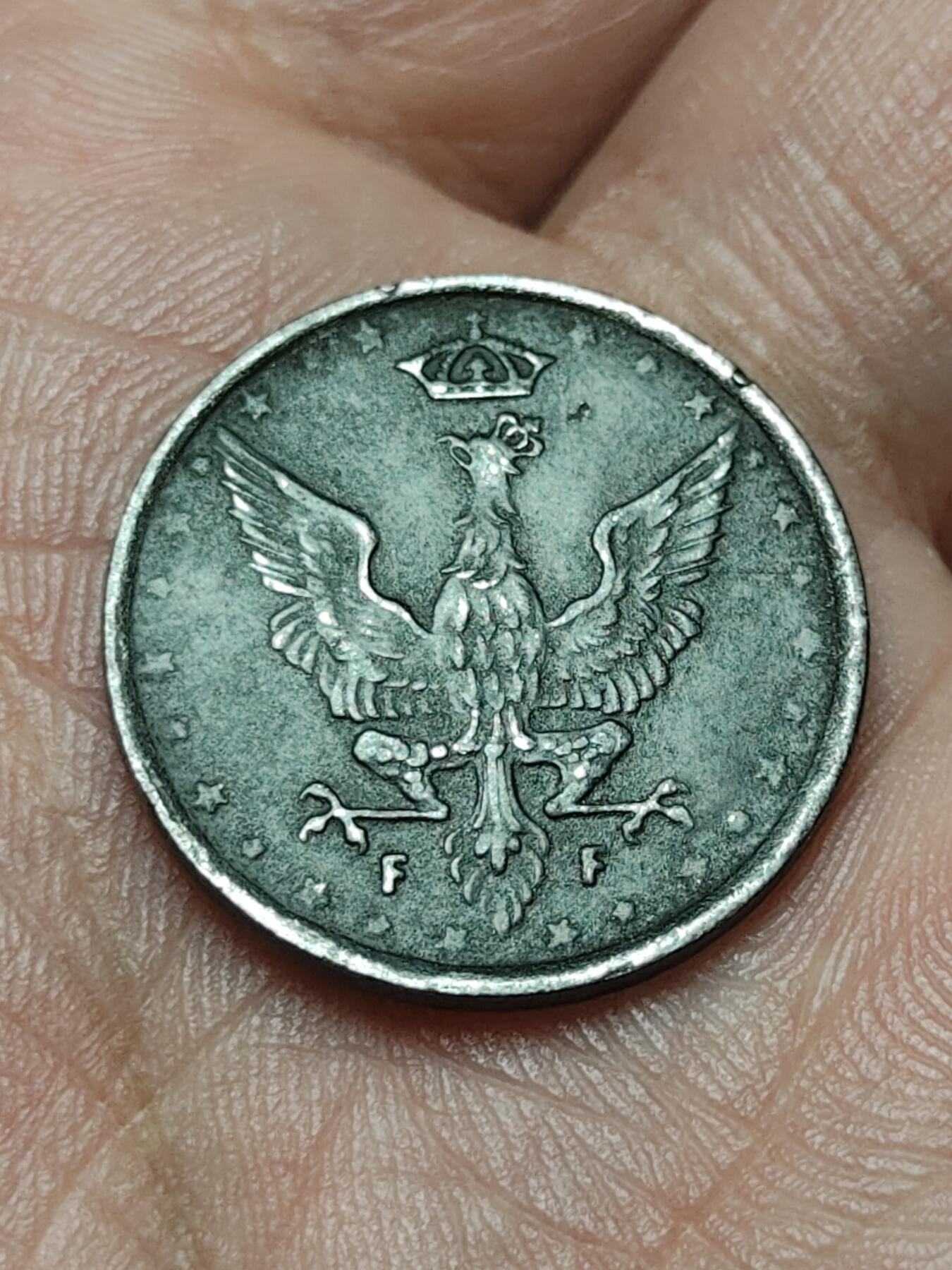 2026年第四十场(总第二百零九场）外国好品散币场(免佣金) 稀少品种–德占波兰1917年10芬妮(legend far from rim–文字远离边缘版，首发年仅发行2年，FF标，斯图加特造