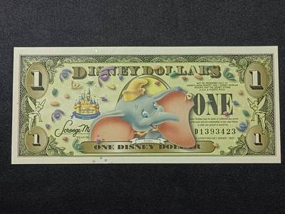 【游宝拍卖】丙午马年第19期 - 迪士尼-1美元【2005年 迪士尼乐园50周年 全新UNC】