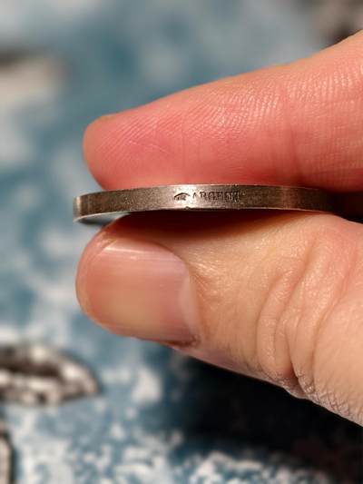 抚柳草堂-第二十六期章牌钱币  奖章勋章 满百包邮 放漏专场 1850法国地方农业竞赛银质奖章 二共时期 法国19世纪著名章牌雕刻师 Dubois作品 早期手指边铭 950银重17.1g 背面有划 边道一处轻微磕碰 