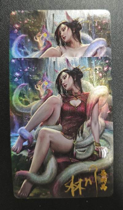 天玑星卡拍第184期《4.6周一截拍》持续收拍收评中 满赠卡需备注 - 【亲签卡】卡卡有趣 上古十大女妖 晏卿离 彩闪 两张