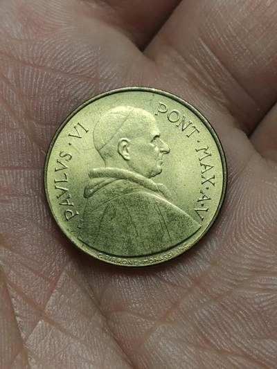 2026年第四十场(总第二百零九场）外国好品散币场(免佣金) - 梵蒂冈🇻🇦1967单年份20里拉(保罗六世时期第四版)