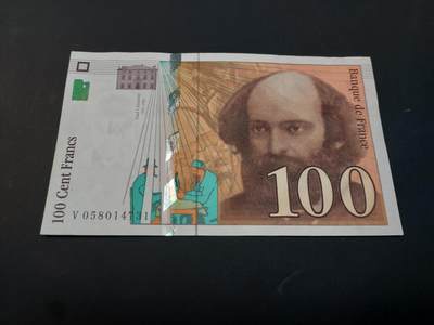 博彦收藏    4月11日 8点 钱币专场 - 法国 旧版100法郎 8-85品