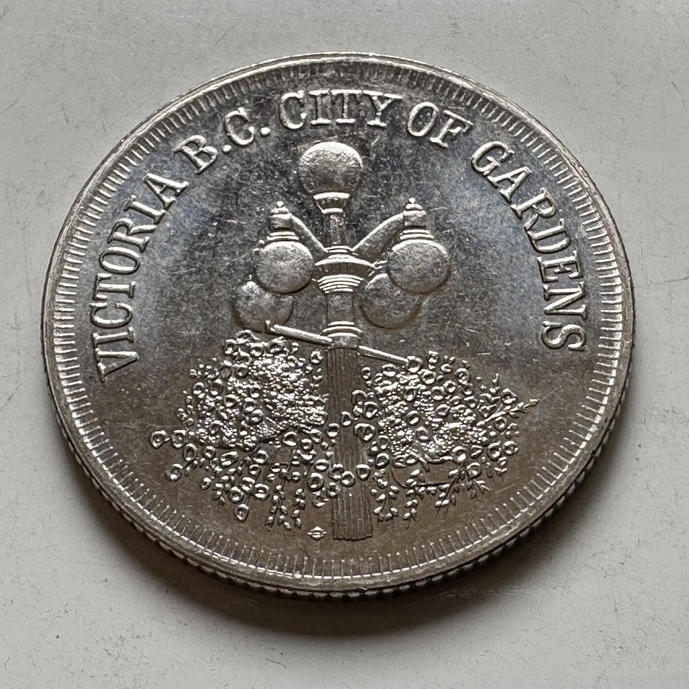 🌹外币初藏🌹🐯2026年第37场   每周二四六晚8️⃣点 接代拍  加拿大不列颠哥伦比亚省 维多利亚市 1983年 1元 地方代用币