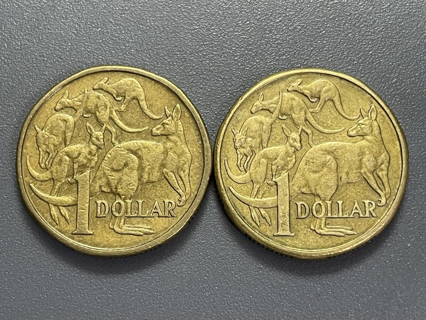 回流0405 澳大利亚1980年代1澳元两枚