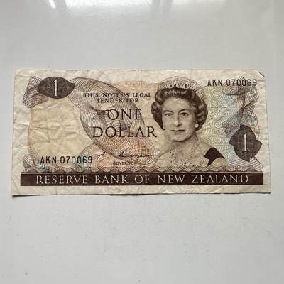 🌹外币初藏🌹🐯2026年第37场   每周二四六晚8️⃣点 接代拍 - 新西兰1981版一元