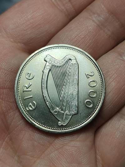 2026年第四十场(总第二百零九场）外国好品散币场(免佣金) - 好品–爱尔兰🇮🇪2000单年份1镑(千禧年纪念币)