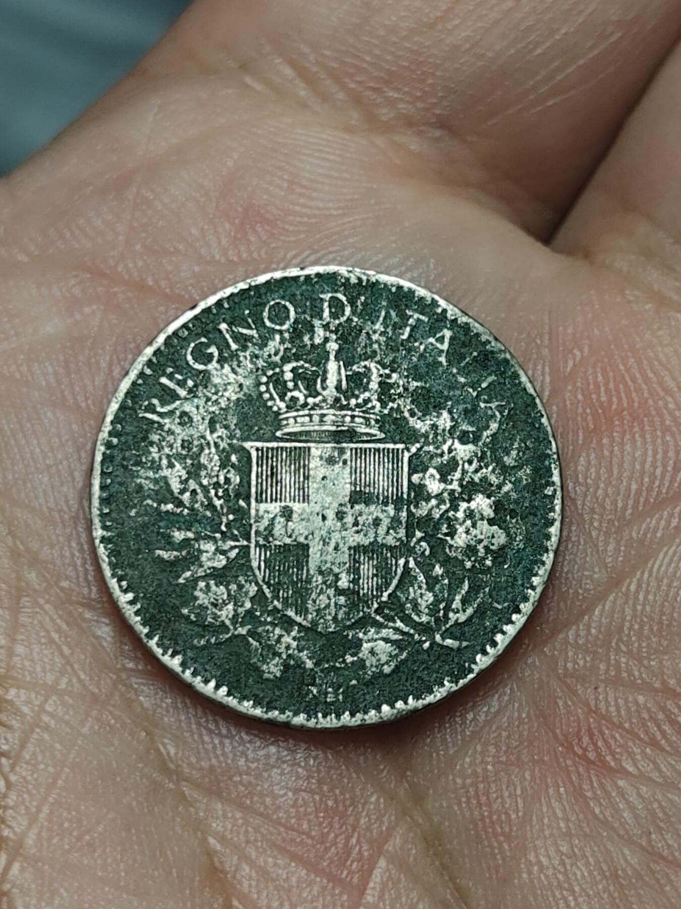 2026年第四十场(总第二百零九场）外国好品散币场(免佣金) 意大利王国1918年20分(维托里奥·埃马努埃莱三世第三版，R标罗马造，首发年仅发行3年)