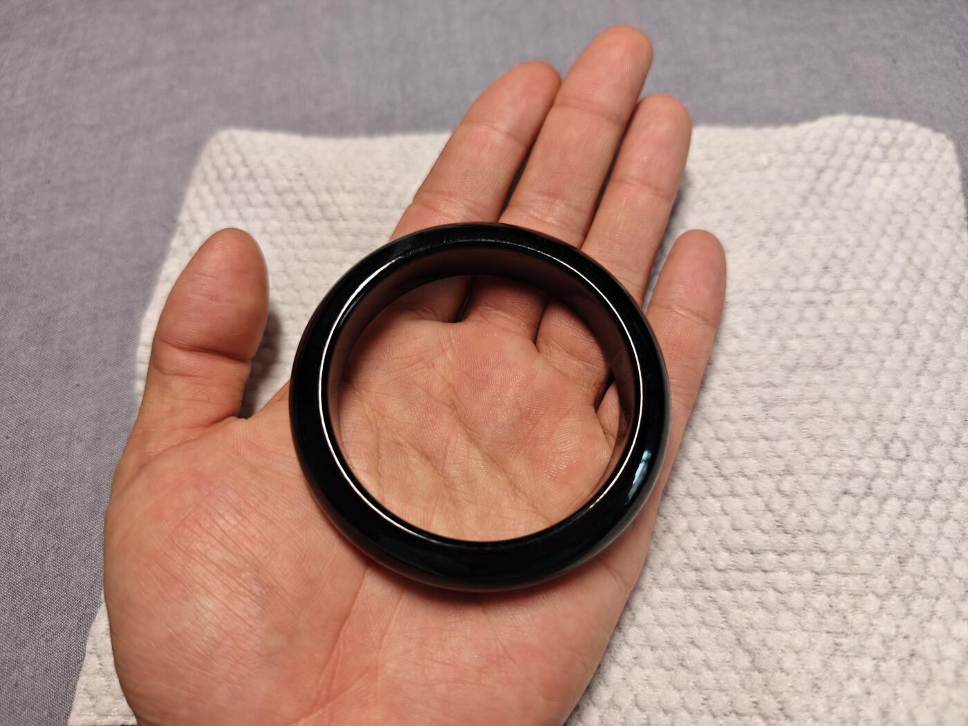  天然A货墨翠手镯