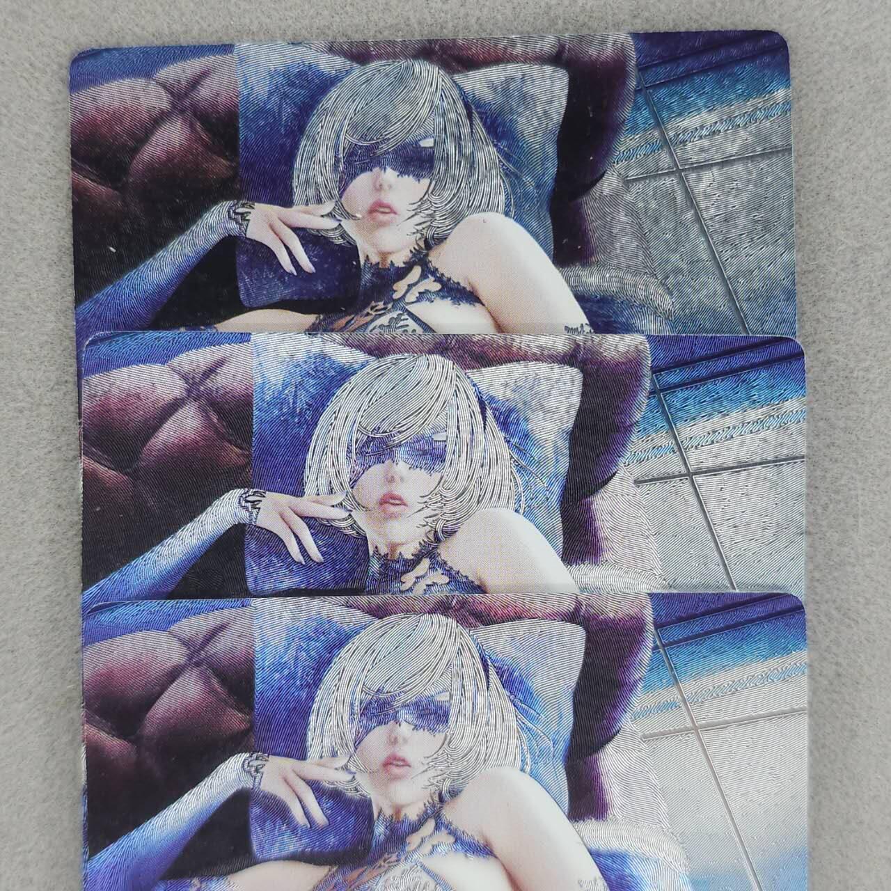 龙虎卡牌-八一场（满200元包邮，无佣金，每周六结拍，欢迎送拍） 粗闪3张 奇点 2B小姐姐 三宫