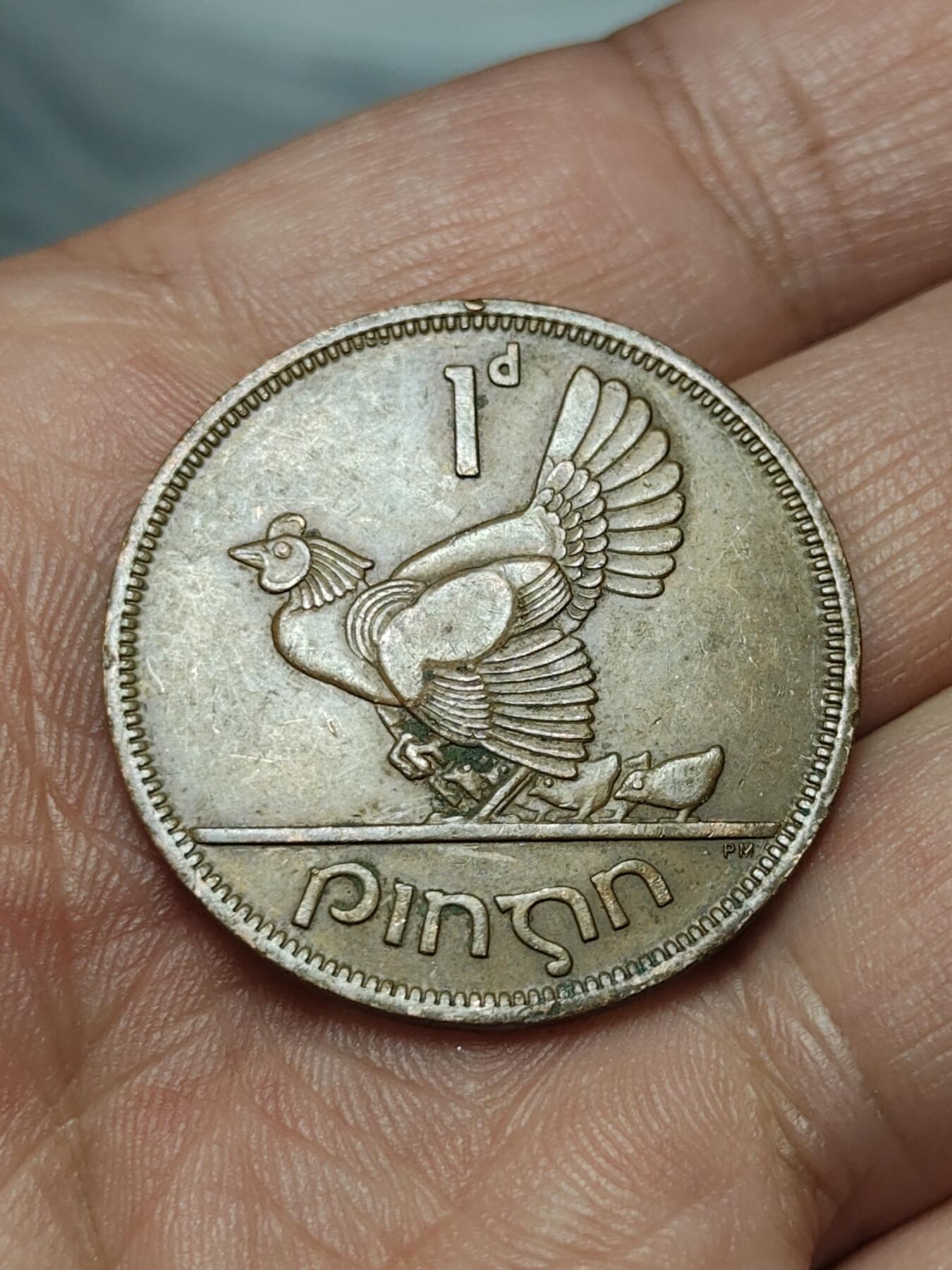 2026年第四十场(总第二百零九场）外国好品散币场(免佣金) 爱尔兰🇮🇪1966年1便士(共和国时期第一套)