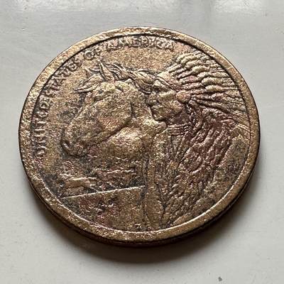 🌹外币初藏🌹🐯2026年第37场   每周二四六晚8️⃣点 接代拍 - 美国 2012年 印第安人头像 1美元