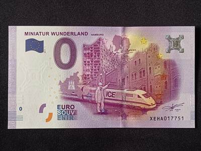 【游宝拍卖】丙午马年第19期 - 欧盟-0欧元【2017年 德国 纪念汉堡ICE快速铁路开通 全新UNC】