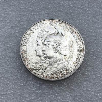 世界钱币专场拍卖 每周二开拍 - 1901年德国普鲁士建国200周年2马克银币