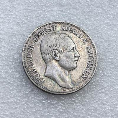 世界钱币专场拍卖 每周二开拍 - 1905年德国萨克森奥古斯特2马克银币