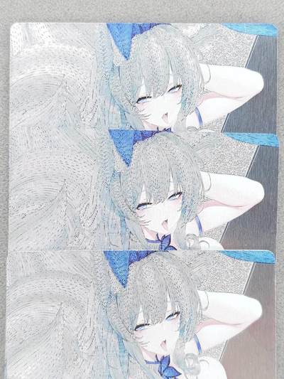 龙虎卡牌-八一场（满200元包邮，无佣金，每周六结拍，欢迎送拍） - 粗闪3张 奇点 好看少女 三宫