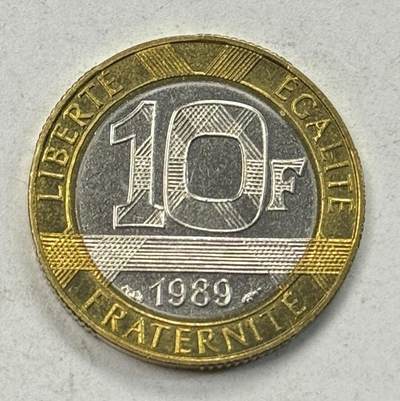 S&S Numismatic世界钱币-拍卖 第125期  - 法国1989年10法郎双色币 全新品少见