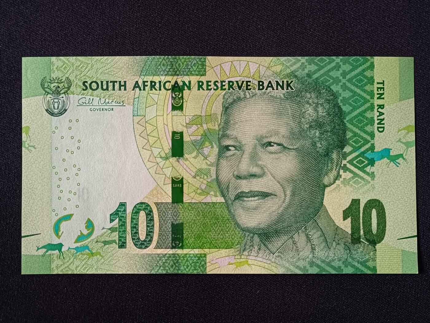 【游宝拍卖】丙午马年第19期 南非-10兰特【曼德拉版 全新UNC】