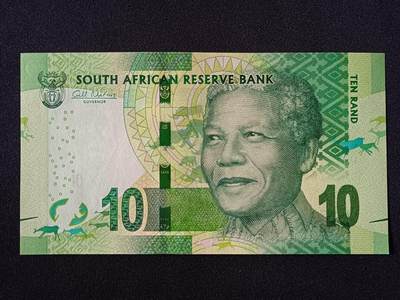 【游宝拍卖】丙午马年第19期 - 南非-10兰特【曼德拉版 全新UNC】