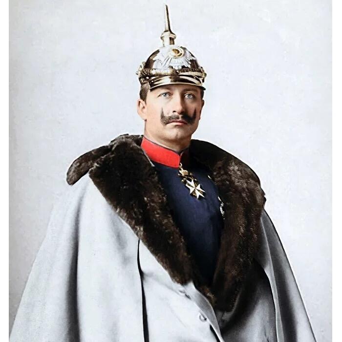 德国1891年 威廉二世高浮雕精制大镀银章 40MM